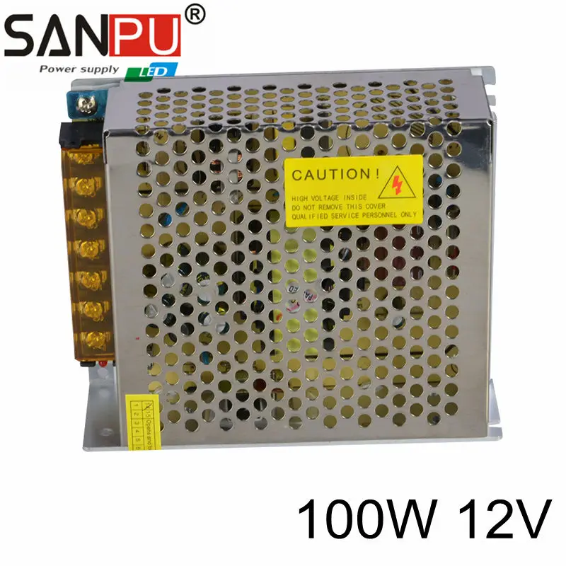 100W 12V 8A Маленький 2017 Новое прибытие ac dc 220V power supply 24v Один выход Для светодиодной
