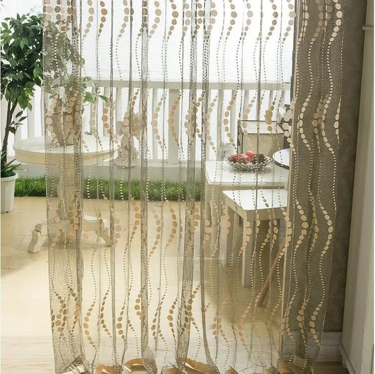NAPEARL новые дышащие декоративные тюлевые занавески для спальни балконные