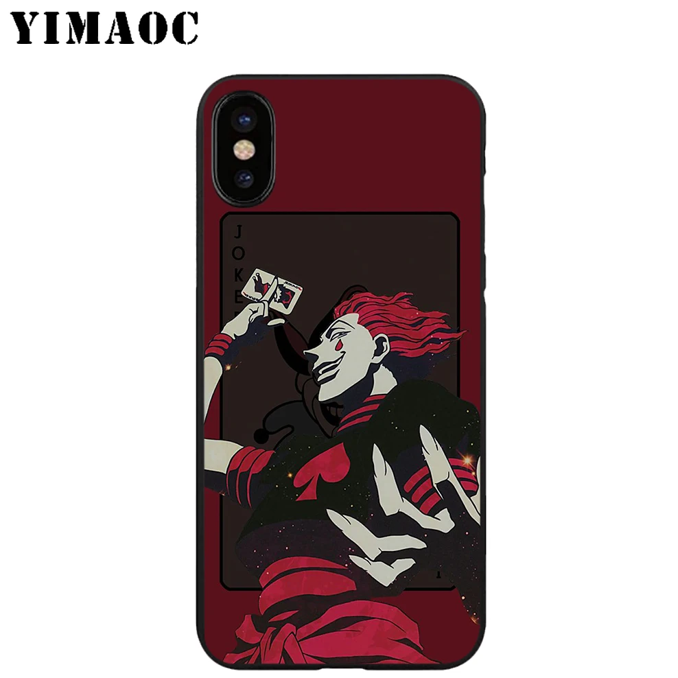 YIMAOC Охотник х киллуа Мягкий ТПУ Черный силиконовый чехол для iPhone X или 10 8 7 6 6S Plus 5 5S