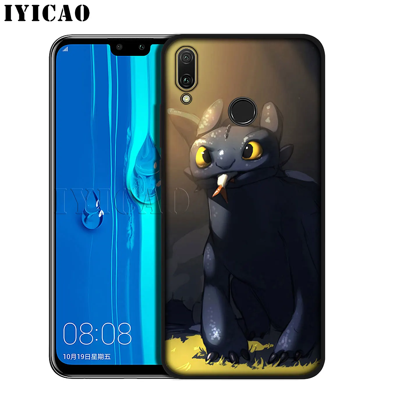 IYICAO toothless How To Train Your Dragon Soft Case for Huawei Mate 30 20 10 Pro Nova 5I 5T 5 4 4E 3i 3 2i Lite Smart |