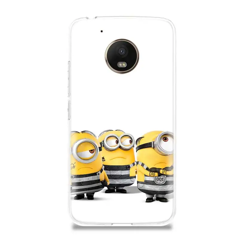 Чехол для телефона с изображением миньонов Gru Agnes Motorola Moto G7 G6 G5S G5 E4 Plus G4 E5 Play X4