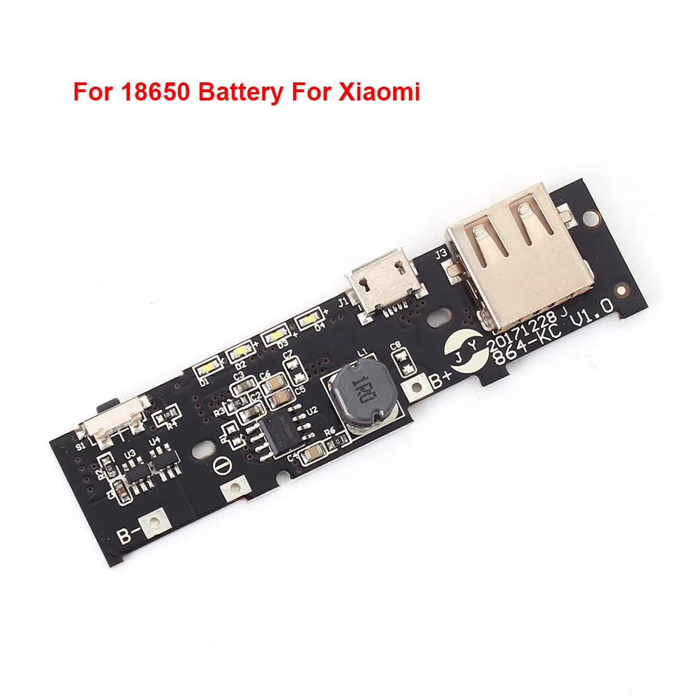 For Xiao mi 5 в 2.1A модуль зарядного устройства Блок питания печатная плата Повышающий Модуль источника питания DIY 18650 батарея для Xiaomi - Цвет: For Xiao mi
