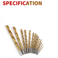 99pcsset twist drill bit set 1 5 10mm titanium coated surface for drilling wood thin metal diy home use with box