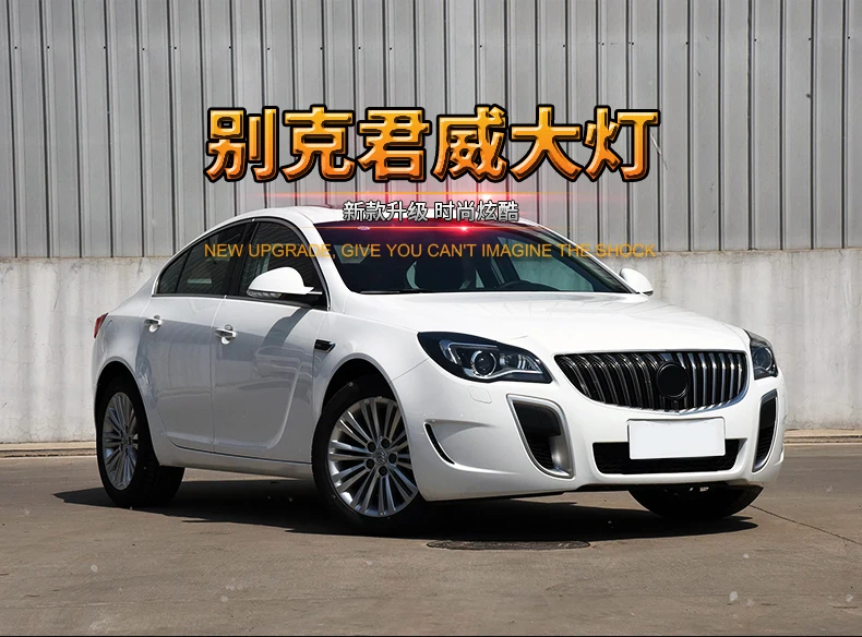 D_YL автомобильный Стайлинг для Buick Regal- фары светодиодный фары DRL Объектив двойной луч ксеноновые автомобильные аксессуары