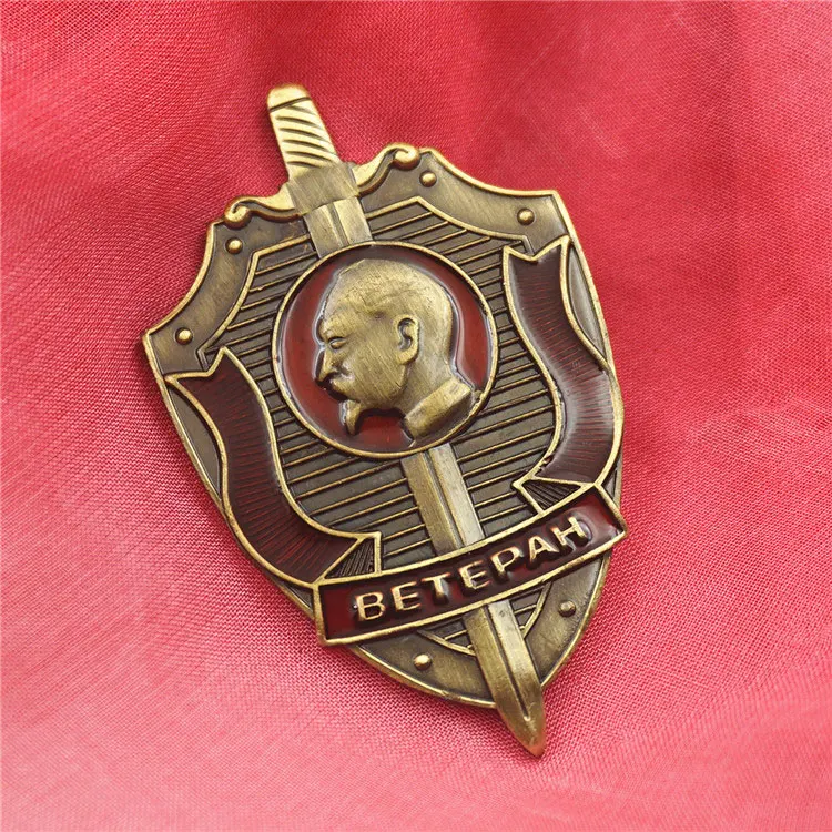2 шт. костюм CCCP медаль СССР значок советская КГБ Ленин Эмаль 3d Герой медаль сувенир военные декоративные шпильки WW II подарки