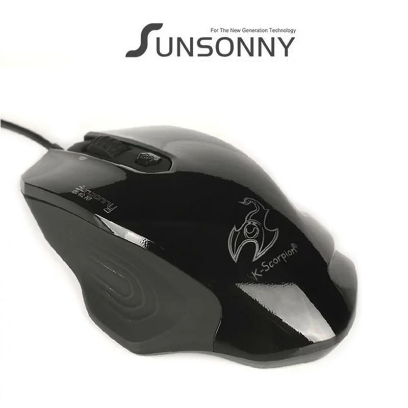 Brand Sunsonny SM-8580 Wired Optical USB Mouse Professional For Video Game Desktop Computer Home Business Office Use Laptop Mice |
