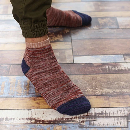 Purple Socks 5 пар = 10 шт./лот, мужские носки для мужчин, хлопковые Лоскутные этнические Дышащие носки для мужчин, деловые мужские носки, летние новые Meias - Цвет: Purple Socks