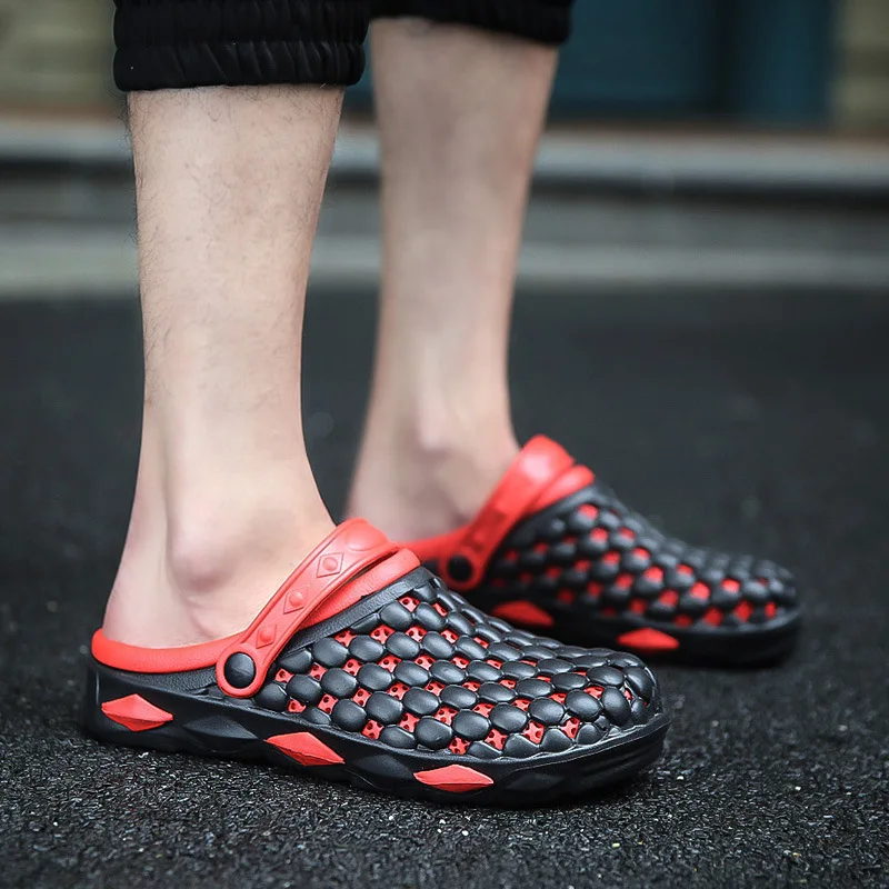 Мужская обувь Crocs 2019 летние мужские шлёнпанцы Shoes для мужчин|Сандалии| |