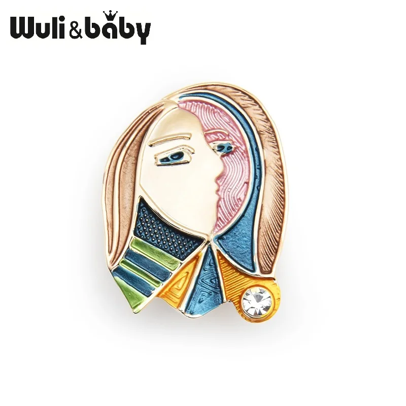 Wuli &amp baby брошь в виде буксировочный-лицевая сторона Для женщин эмалированные