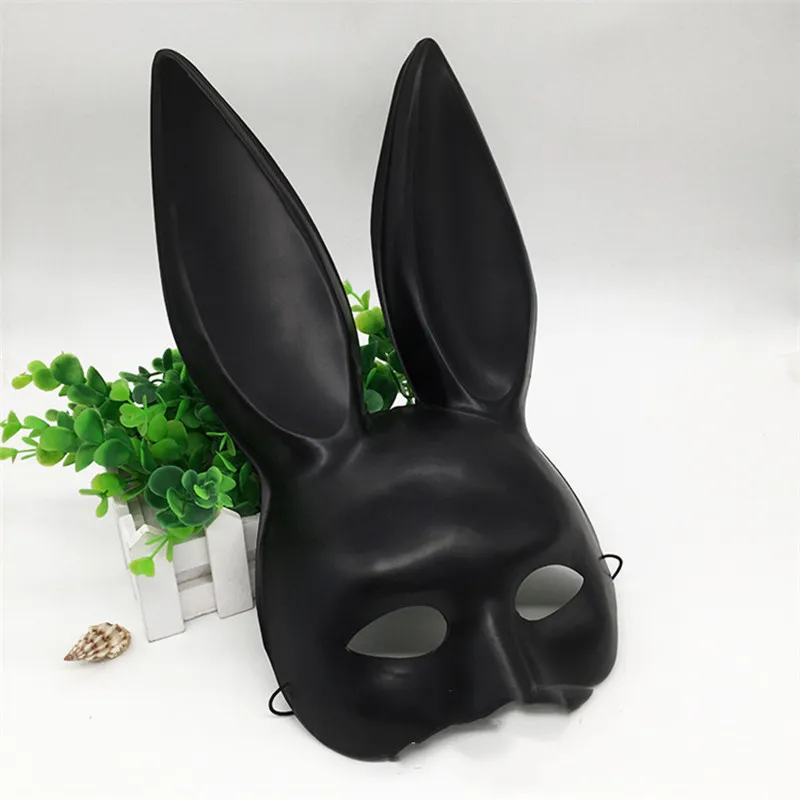 Halloween Mask Black Bondage Bunny Rabbit Masquerade Party Masks Adult Decoration Great Funny Festival Cosplay Дом и сад