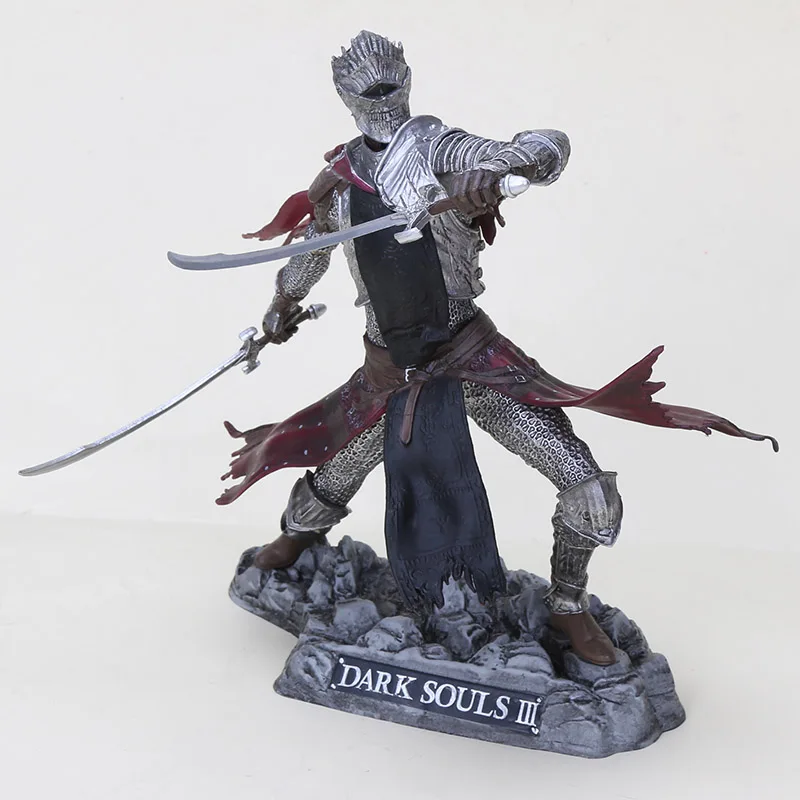 Dark Souls II 15-18 см рыцарь фараам арториас Abysswalker ПВХ фигурка рыцарь астора Оскар Коллекционная модель кукла игрушка - Цвет: Red Knight 25cm opp