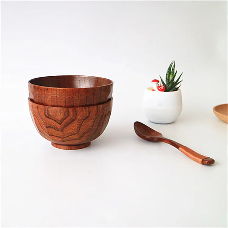 Салатница из японского бечевого дерева миска кимчи ручной работы Южной Кореи с