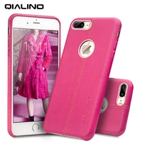 qialino fashion case for iphone 7 genuine leather back luxury cover for apple for iphone 7 plus slim new phone case 4 75 5 inch