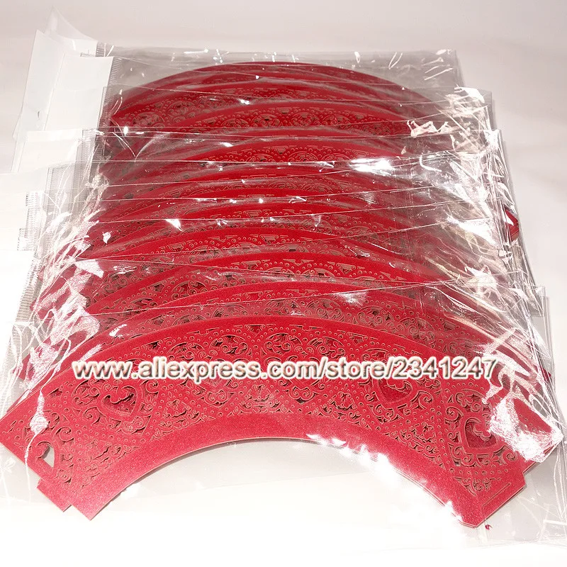 Обручальное сердце дизайн пекарня аксессуары Завертчицы 60 шт. |