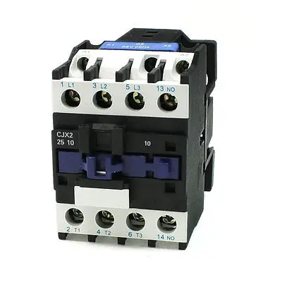 CJX2-25 36V Катушка 40A DIN Rail 3P три полюса 1NO 1NC контактор переменного тока | Обустройство