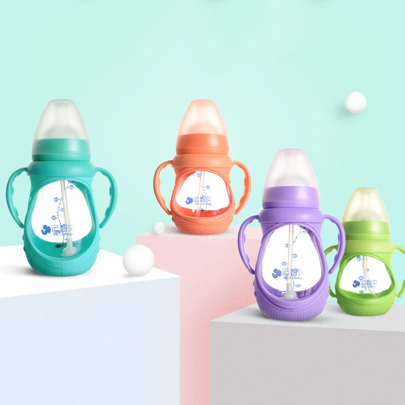 REIZBABY Высокое качество детских бутылочек Форма тыквы из небьющегося стекла