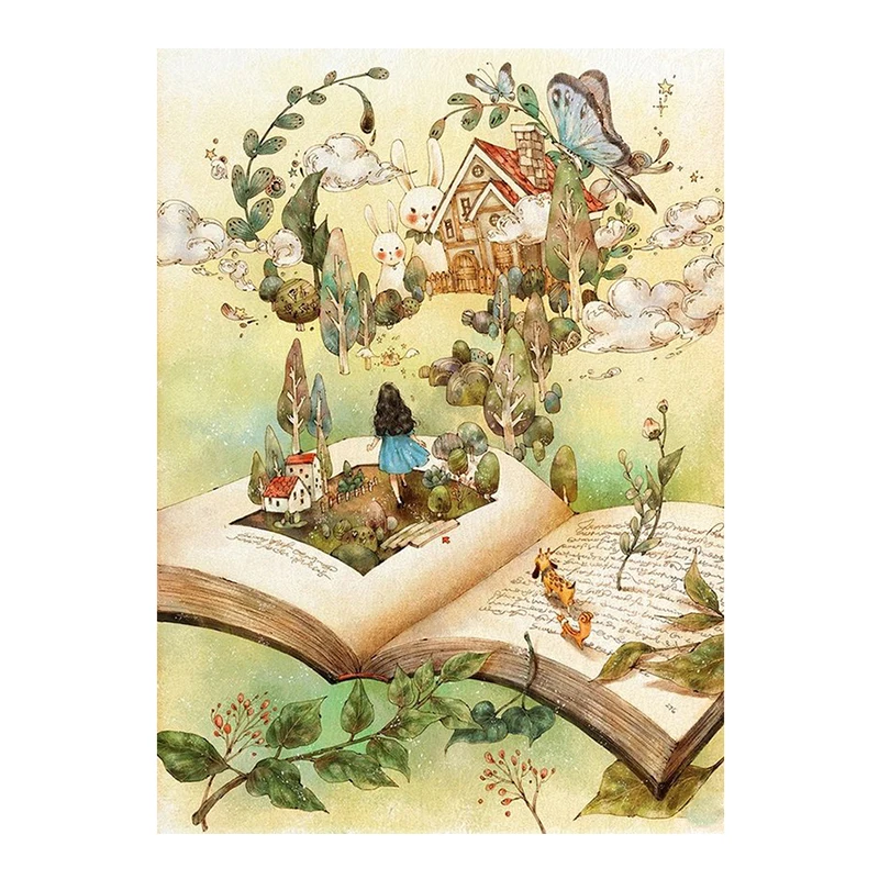 

5D DIY Diamond Painting Forest girl series Diamond Embroidery Full Cross Stitch Rhinestone Mosaic Home Decor Handmade Gift