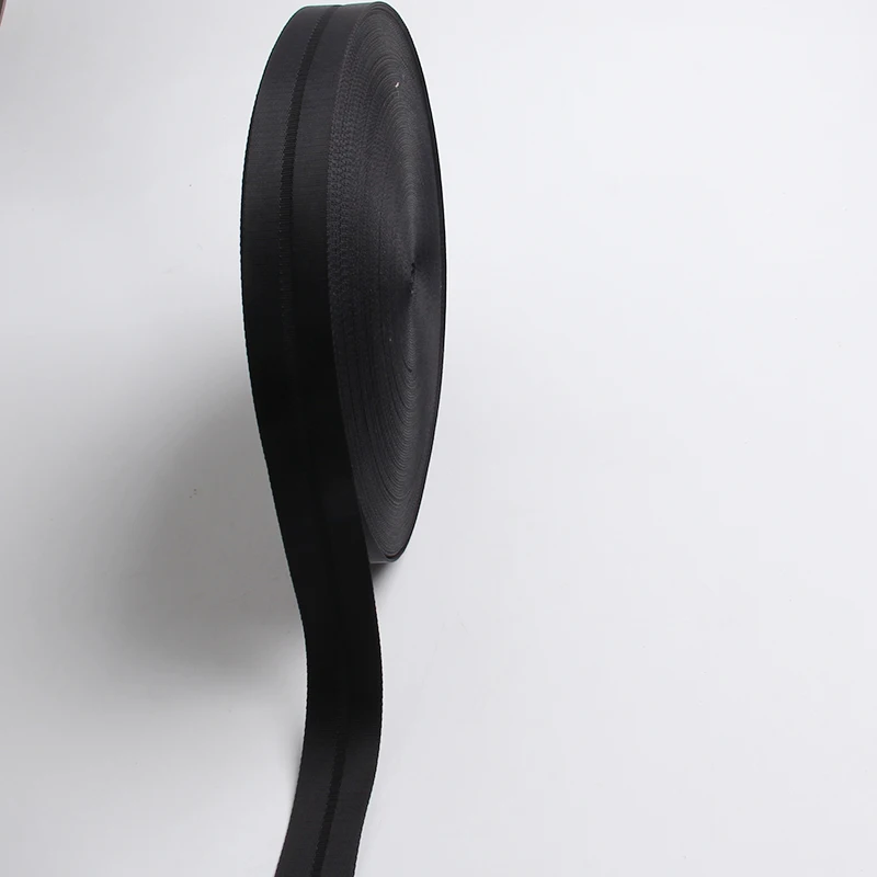 

New design liman ribbon black color 38mm 1.5 inch nylon webbing 1.4mm thickness
