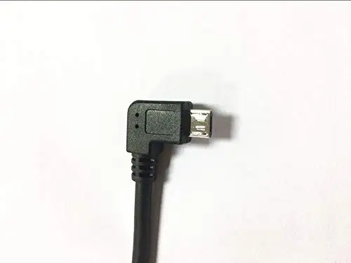 Сверхдлинный кабель USB A Micro B с углом 90 градусов шнур для зарядки под прямым TomTom