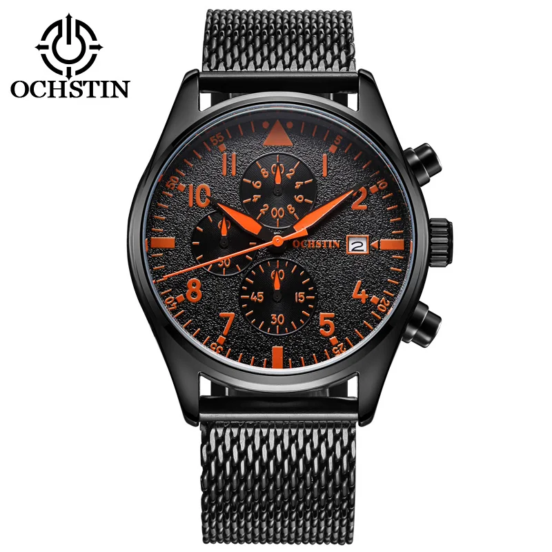 Часы мужские кварцевые в стиле милитари с датой 2017|watch brand|watch brand menwatch f |