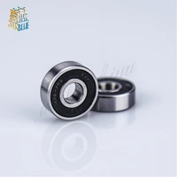 free shipping 10pcs 687 2rs rubber sealed deep groove ball bearing 687 687rs 7x14x5 miniature steel ball bearings 7145 mm