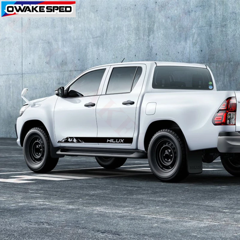 Автомобильная Наклейка для Toyota Hilux Vigo Revo Rocco спортивные полосы автомобильная