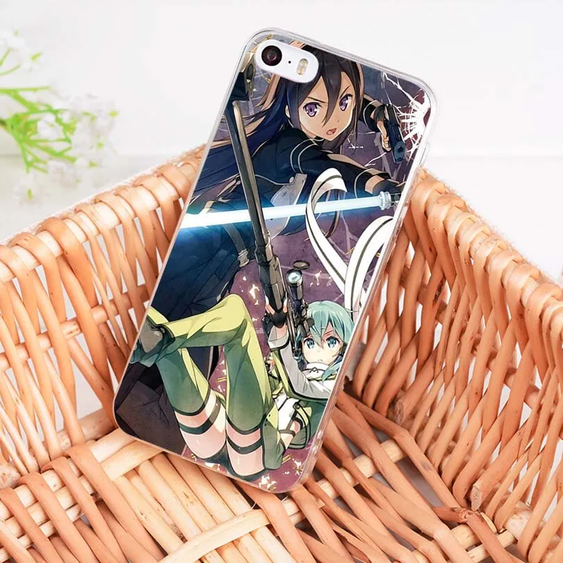 MaiYaCa Sword Art Online SAO Anime Manga Новое поступление Ультратонкий чехол для телефона iPhone 8 7 6