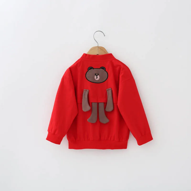 2017 New Spring Autumn Baby Girls Jacket Children Cartoon Windproof Coat Outerwear Enfant Fashion Long Sleeve Clothing | Детская одежда