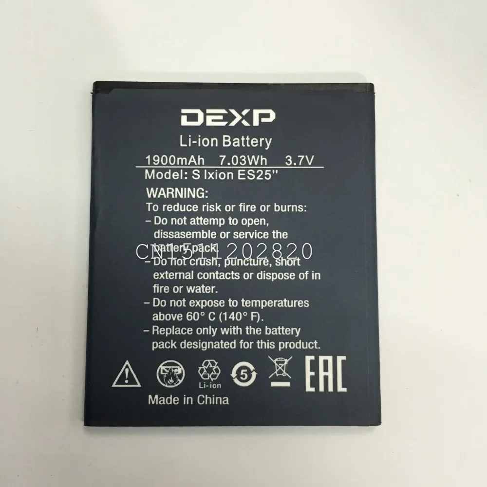 3 7 В 1900 мАч DEXP IXION ES2 5 дюймов мобильного телефона Батарея | Мобильные телефоны и