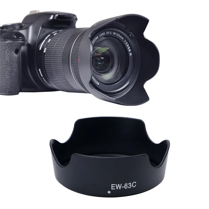 Аксессуары для объективов OOTDTY EW63C бленда камеры тени Canon 18 55 мм f/3 5 6 IS STM Прямая