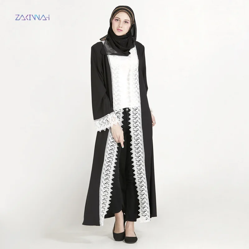 Ближний Восток индонезийские кружева вязаные крючком полые мусульманский халат