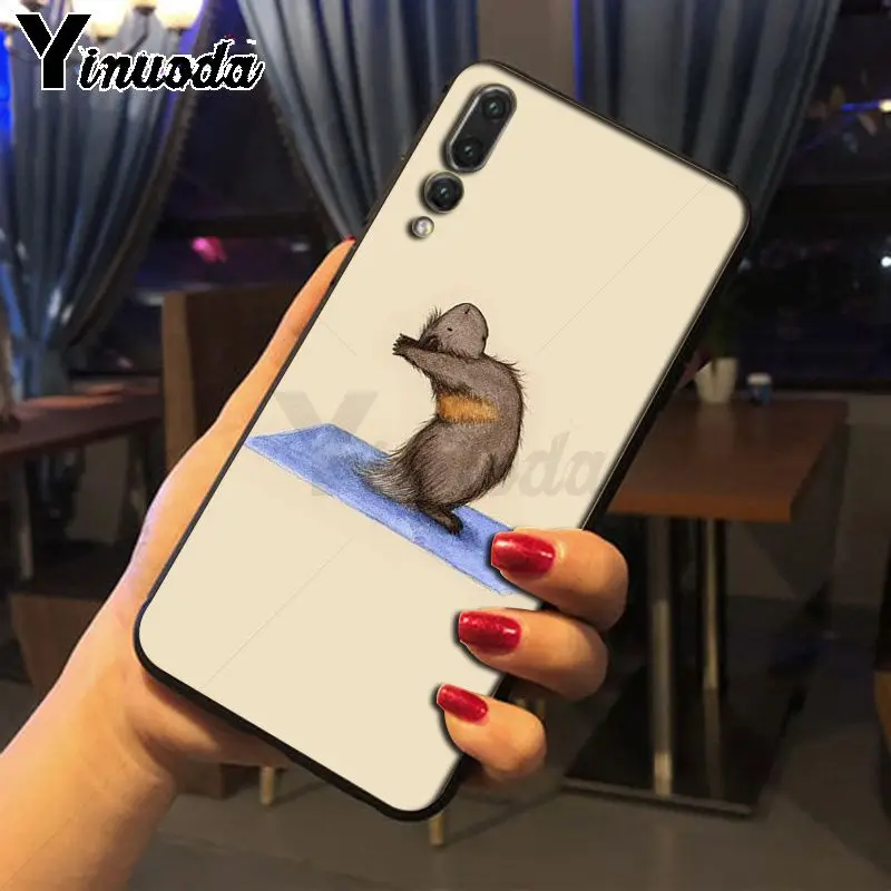 Yinuoda мягкий чехол для телефона с рисунком морских свинок йоги Huawei P20pro mate10 p10plus honor8x