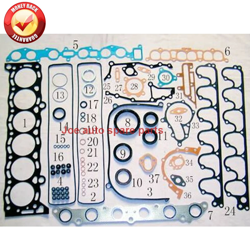 Полный комплект прокладок для Тойота Crown Soarer (MZ12) 2954cc 3.0L 1984 1988| |
