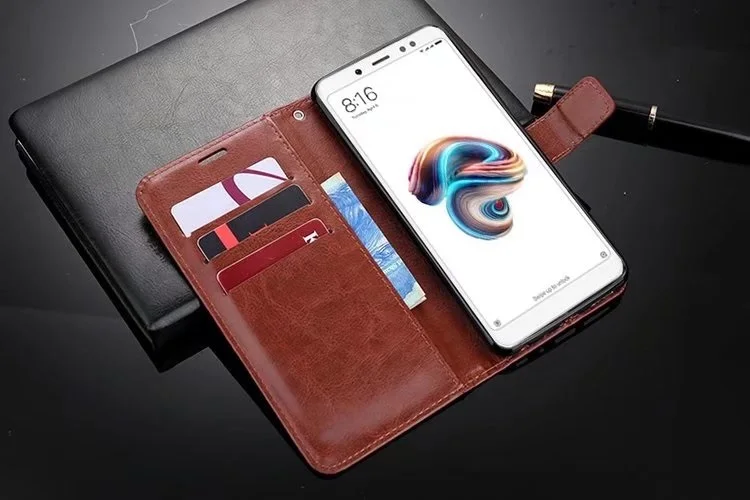 Кожаный чехол для Xiaomi Redmi Note 5 Pro 99 дюйма полноэкранный двойная камера смартфон Note5