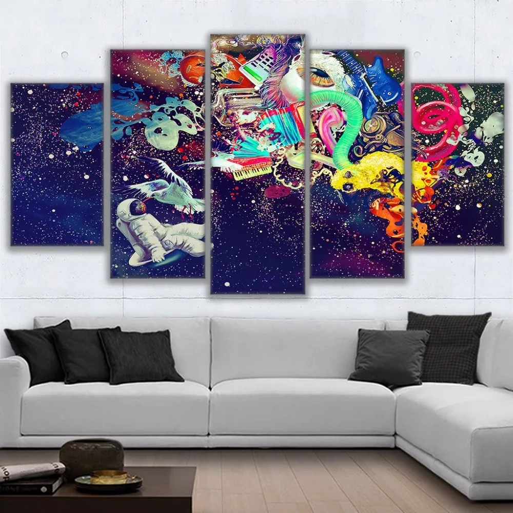 Картина на холсте для домашнего декора 5 шт.|graffiti poster|art pictureswall art picture |