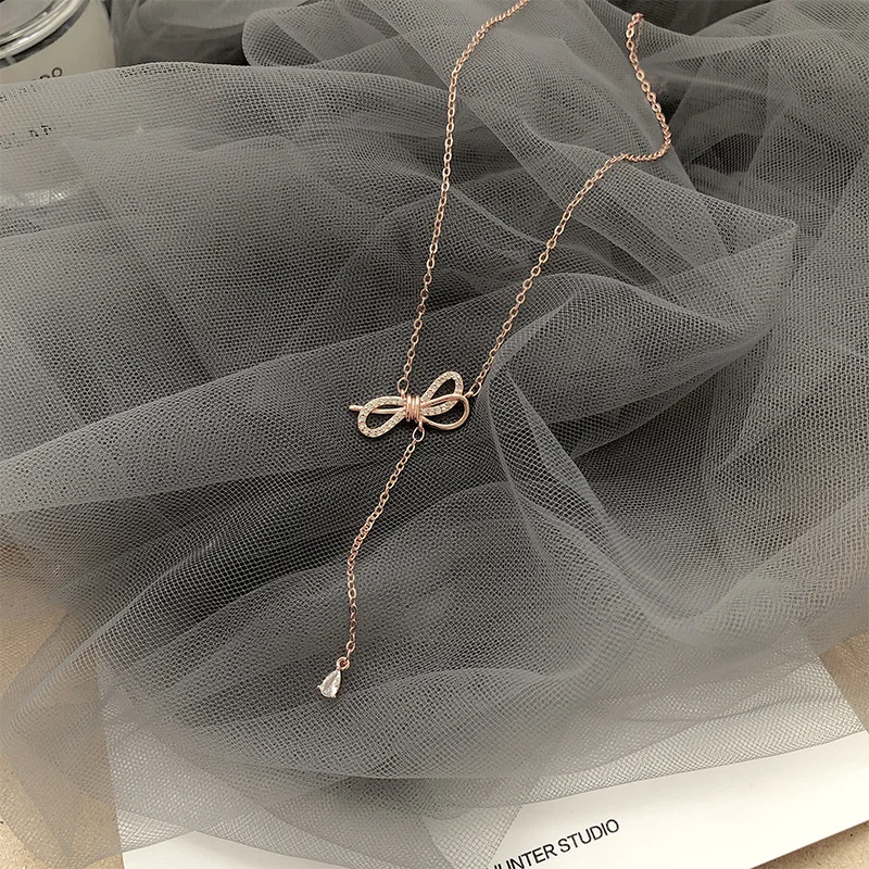 Взрывные Модели Горячая Распродажа с бантом кисточками Цепочки и ожерелья для