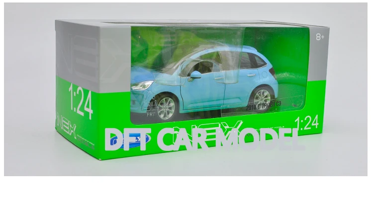 1:24 Масштаб сплава игрушечных автомобилей 2010 C3 автомобиль модель детской машинки авторизованный отличный подарок для детей