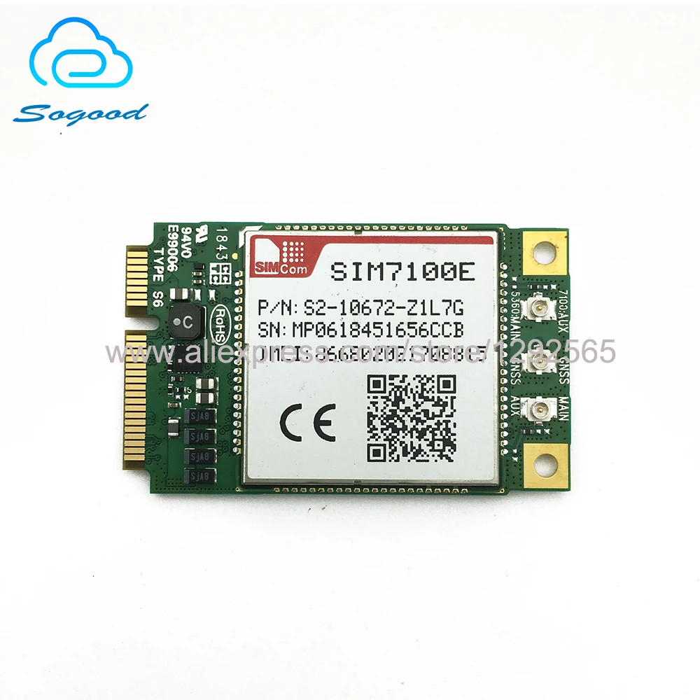 3 шт./лот Φ B1/B3/B7/B8/B20 SIM7100E PCIE B38/B40 4g 100% новый и оригинальный no false SIMCOM в наличии| |