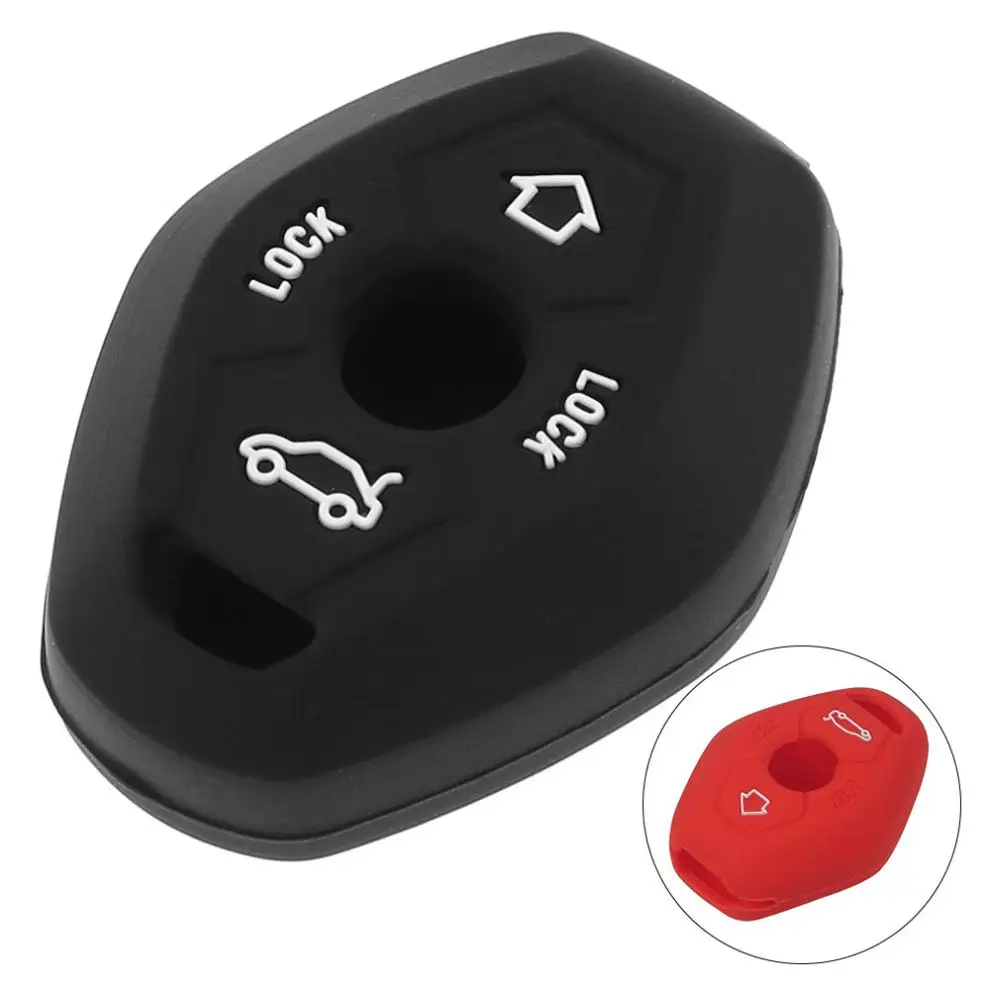 4 кнопки силиконовый откидной Чехол для автомобильного ключа 2 цвета