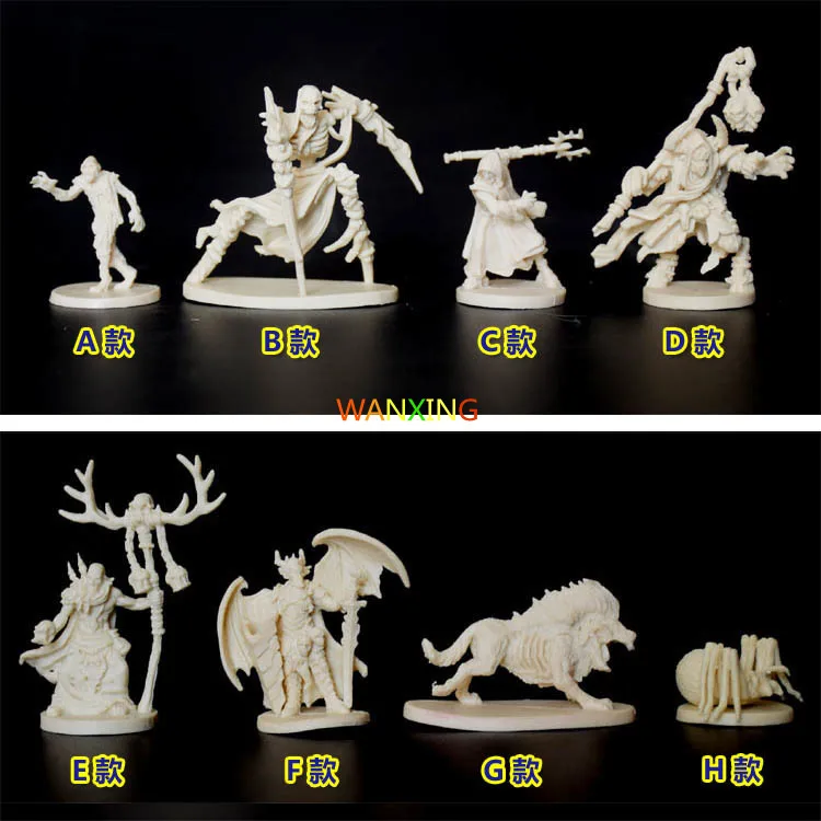 1/72 масштабные модели драконов и подземелий DND фон доска ролевые игры Смола Модель спуск тщательный джедай