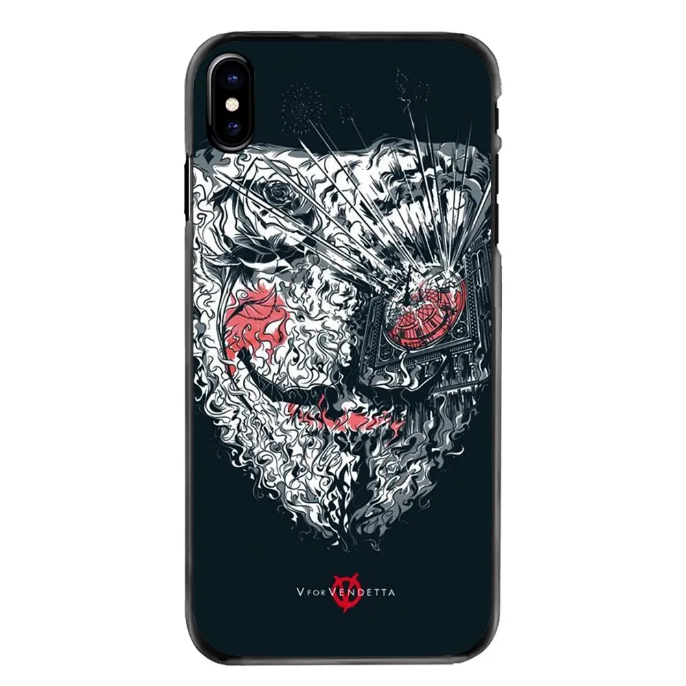 Аксессуары Чехлы Guy Fawkes маска Анонимус V для Vendetta Iphone 4 4s 5 5S 5C SE 6 S 7 8 Plus X XR XS Max iPod Touch |