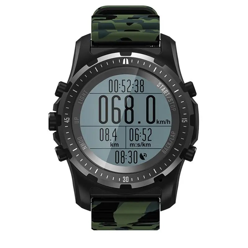 camouflage 696 S966 gps уличные спортивные Смарт часы монитор сердечного ритма мульти-спортивный режим gps компас альтиметр барометр Bluetooth умные часы - Цвет: camouflage