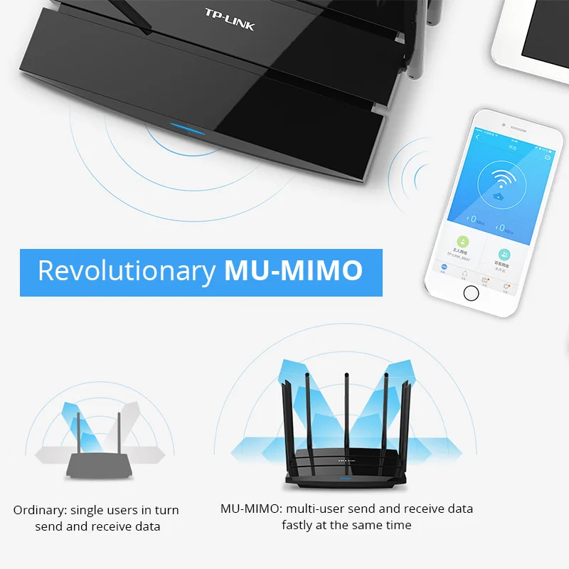 Беспроводной маршрутизатор TP LINK WDR8500 Roteador Wi-Fi роутер 2 4 ГГц/5 ГГц двухдиапазонный