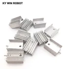 Радиатор алюминиевый TO-220220, 50 шт., с 1 контактом, 20*15*10 мм