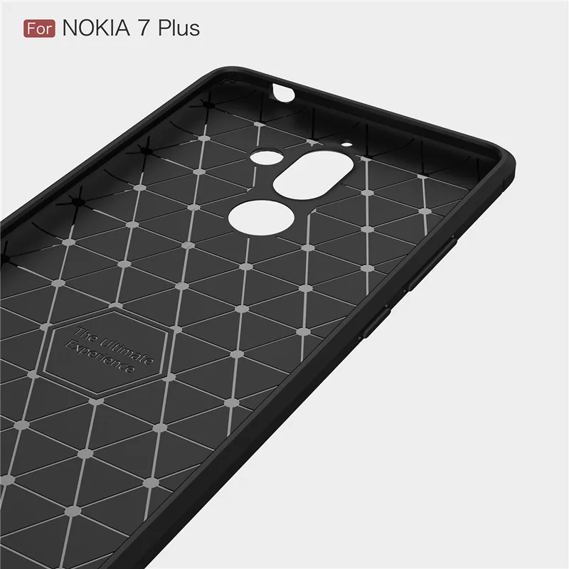 Чехол wolfrole для Nokia 7 Plus Ударопрочный Мягкий матовый чехол из ТПУ Nokia7 Fundas|Бамперы| |