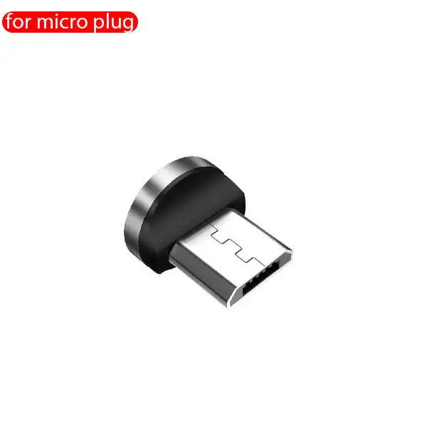 Магнитный зарядный кабель 3A Micro USB C 3 в 1 для iPhone xr xs max магнит Android Синхронизация данных Быстрая зарядка телефонный кабель Автомобильное зарядное устройство - Цвет: for Micro plug