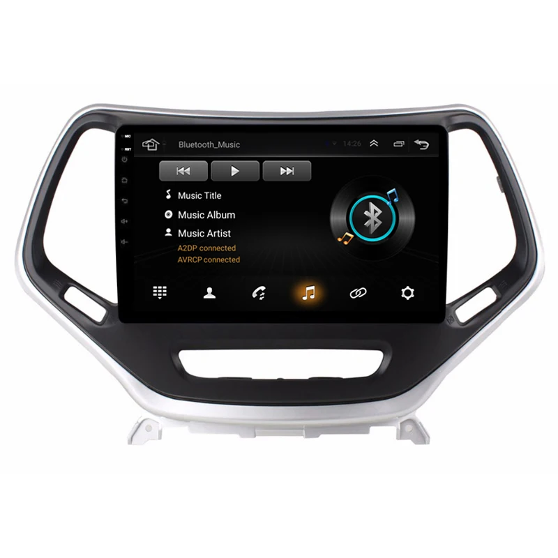 " 2.5D ips Android 8,1 автомобильный DVD мультимедийный плеер gps для Jeep Cherokee аудио автомобильный Радио Стерео навигация