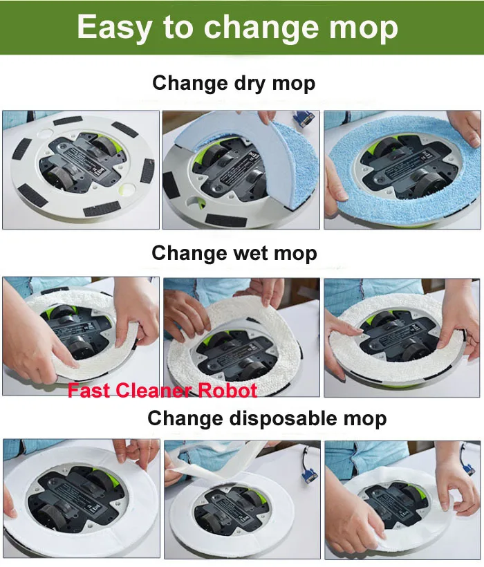 Newest Arrival Cheapest UFO Design Mini Robot Wet and Dry mop Cleaner with 247ML big Water tank | Бытовая техника