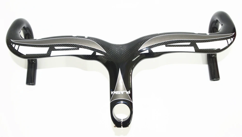Скидка Ievele полностью углеродное волокно дорожный велосипед Интегрированный руль с 28,6 мм стебель углеродный дорожный руль части велосипеда Интегр...