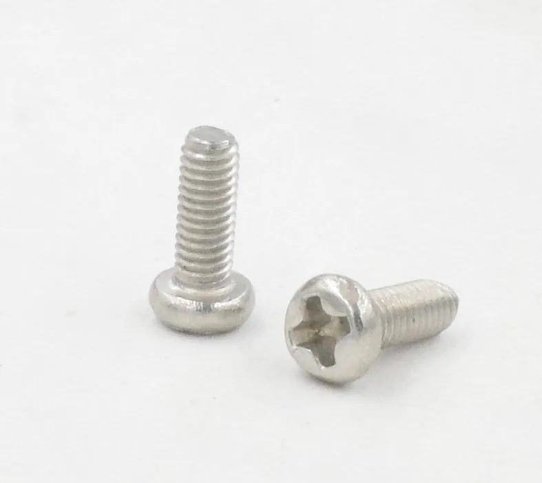 

50pcs M3 Stainless Steel Phillips Screws Cross Round Head M3 Screw Bolts Nuts Fasteners Hardware Tools M3 x8mm